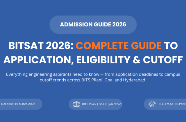 BITSAT 2026 complete guide covering application process, eligibility criteria, cutoff trends and admission details