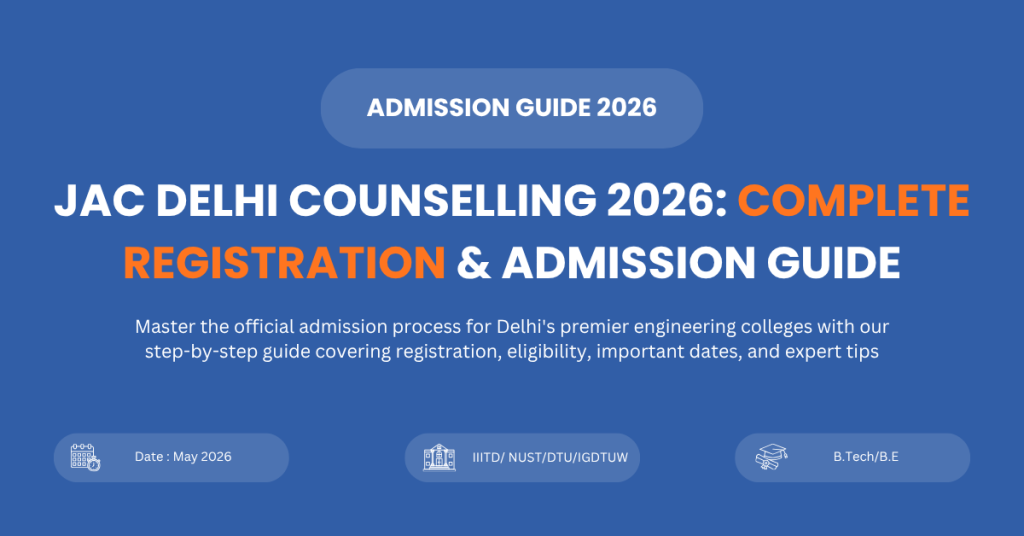 JAC Delhi counselling 2026 cutoff category wise DTU NSUT IIITD
