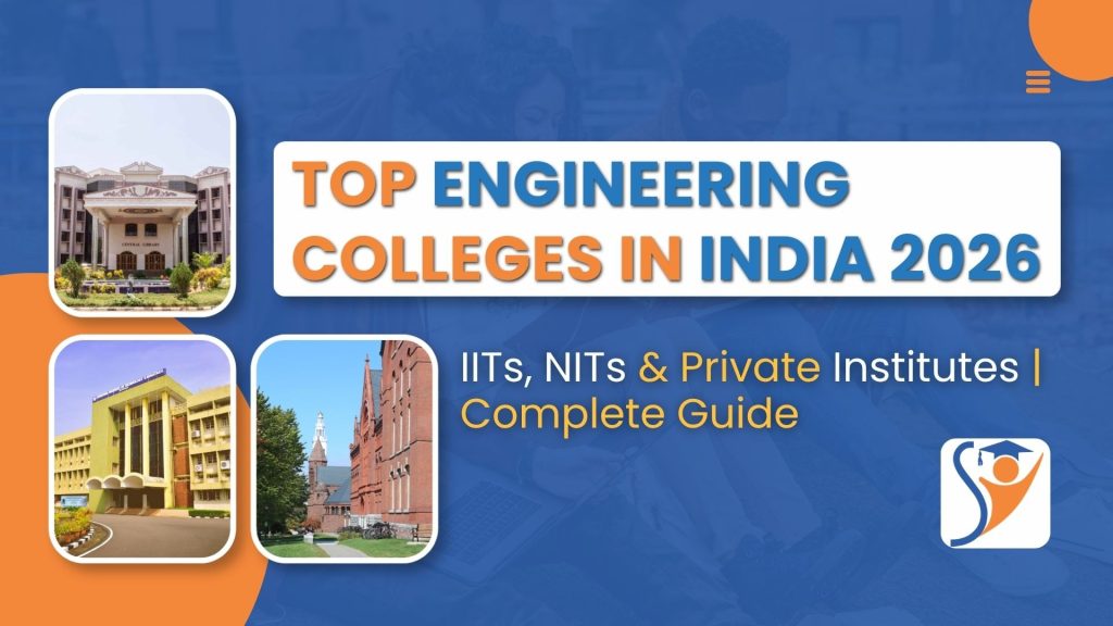 Top engineering colleges in India 2026 IIT Madras IIT Delhi IIT Bombay NIT Trichy BITS Pilani comparison